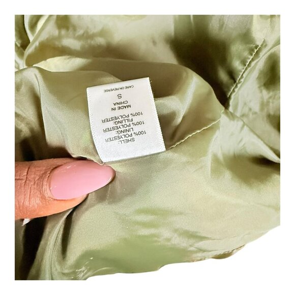 NY&C Sage Green Quilted Jacket - Picture 10 of 11